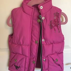 Cowgirl hardware pink vest